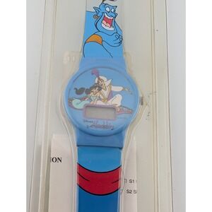 Vintage Disney's Aladdin Kids Digtial Watch - Factory Sealed NOS